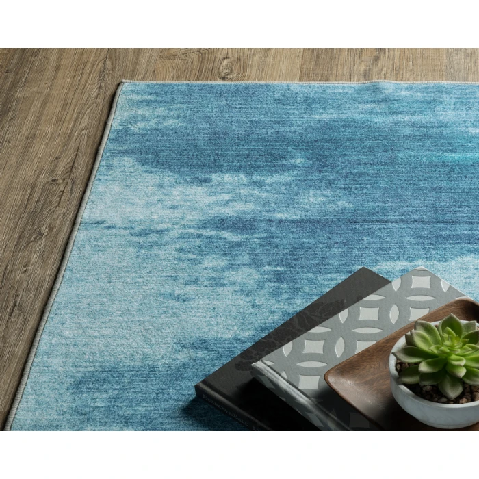 Oriental Weavers SUMTER sum10 Blue/Blue Rug 3' 6X5' 6