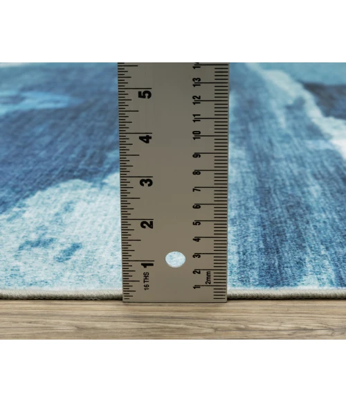 Oriental Weavers SUMTER sum10 Blue/Blue Rug 3' 6X5' 6