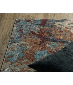 Oriental Weavers Sumter Sum13 Blue/ Rust 5 Ft. X 7 Ft. Rectangle Rug