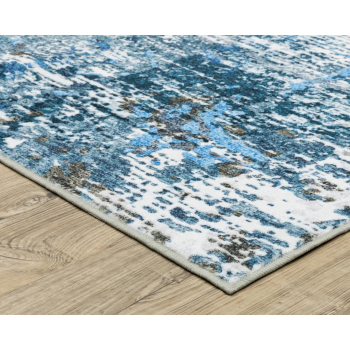 Oriental Weavers SUMTER sum14 Blue/Ivory Rug 5'X7'