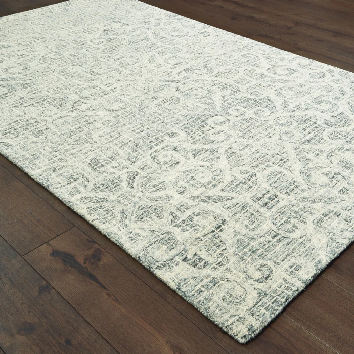 Oriental Weavers Area Rug Tallavera 55602 Grey 5' X  8'