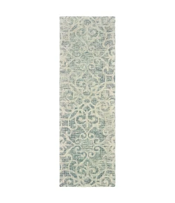 Oriental Weavers Tallavera 55602 Grey/ Ivory Area Rug 2 ft. 6 in. X 8 ft. Runner