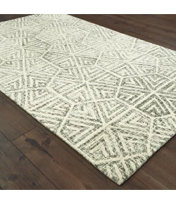 Oriental Weavers Tallavera 55605 Grey/ Ivory Area Rug 8 ft. X 10 ft. Rectangle