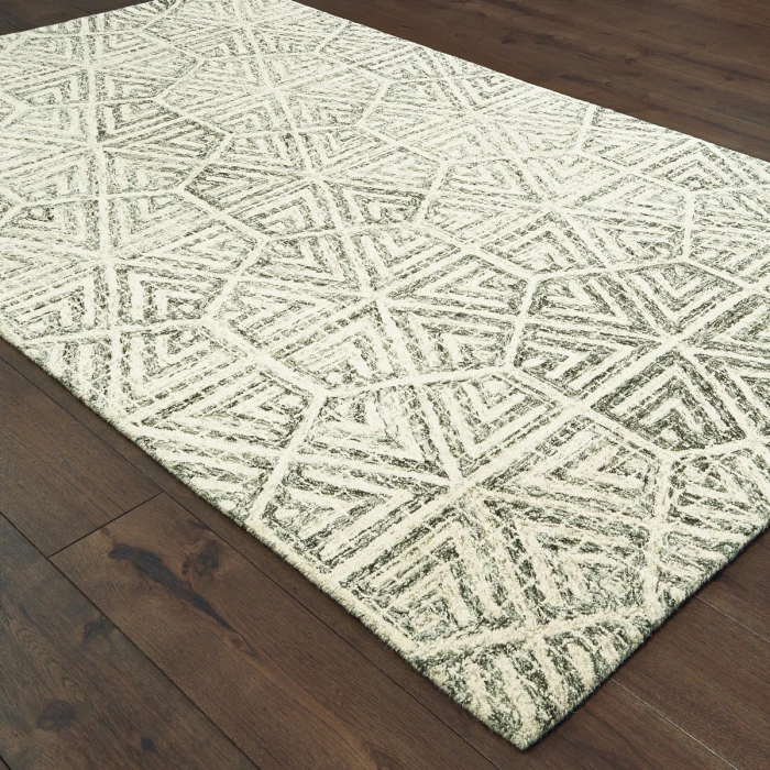 Oriental Weavers Area Rug Tallavera 55605 Grey 5' X  8'