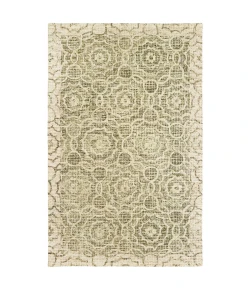 Oriental Weavers Tallavera 55606 Green/ Ivory Area Rug 8 ft. X 10 ft. Rectangle