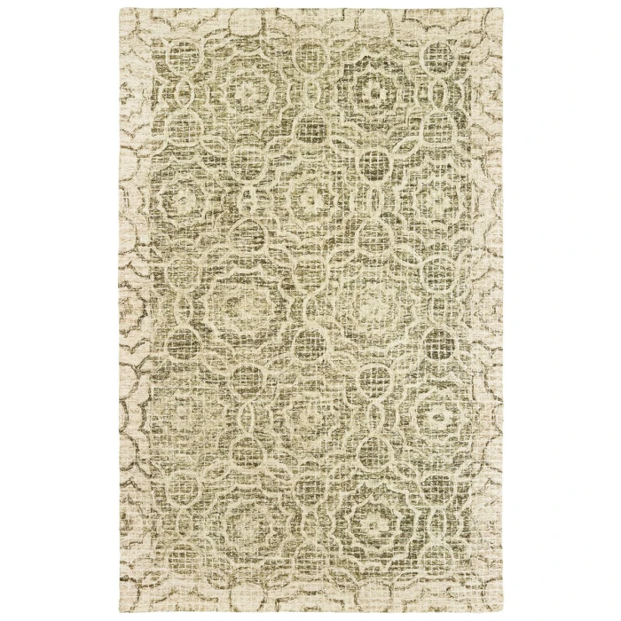 Oriental Weavers Area Rug Tallavera 55606 Green 5' X  8'