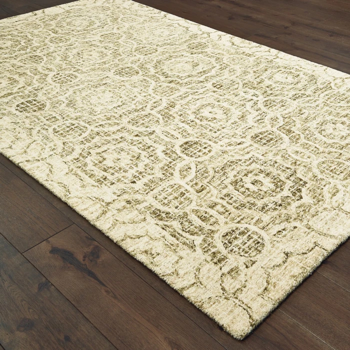 Oriental Weavers Area Rug Tallavera 55606 Green 5' X  8'