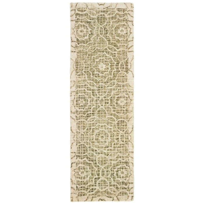 Oriental Weavers Area Rug Tallavera 55606 Green 5' X  8'