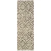 Oriental Weavers Tallavera 55607 Brown/ Ivory Area Rug 2 ft. 6 in. X 8 ft. Runner