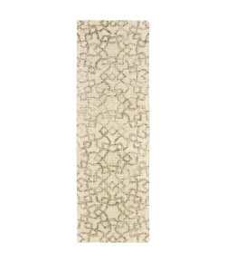 Oriental Weavers Tallavera 55608 Tan/ Ivory Area Rug 2 ft. 6 in. X 8 ft. Runner