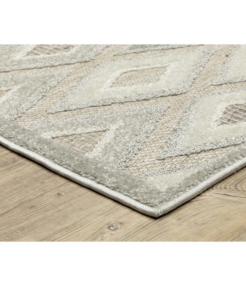 Oriental Weavers TANGIER tan02 Beige/Grey Rug 5'3X7'6
