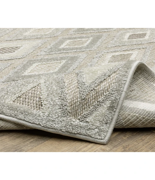 Oriental Weavers TANGIER tan02 Beige/Grey Rug 5'3X7'6