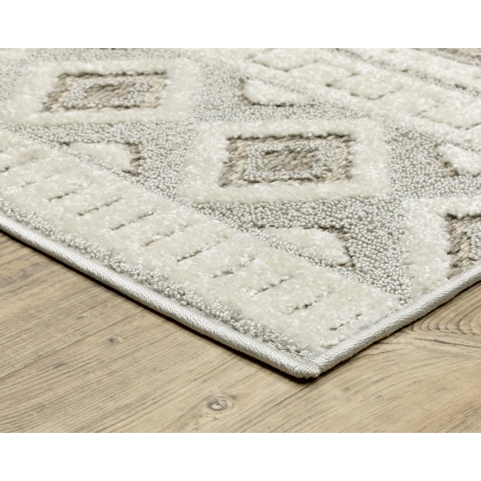 Oriental Weavers TANGIER tan06 Grey/Beige Rug 3' 3X5'