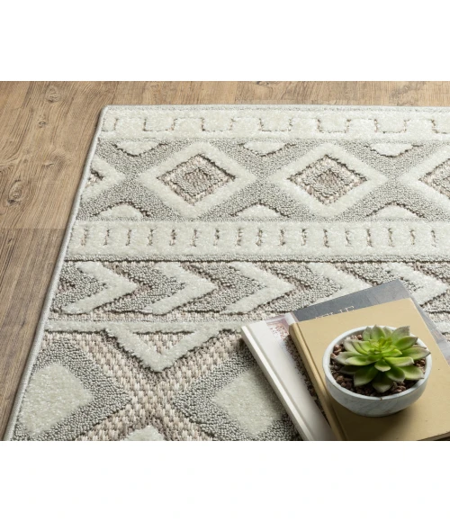 Oriental Weavers TANGIER tan06 Grey/Beige Rug 3' 3X5'