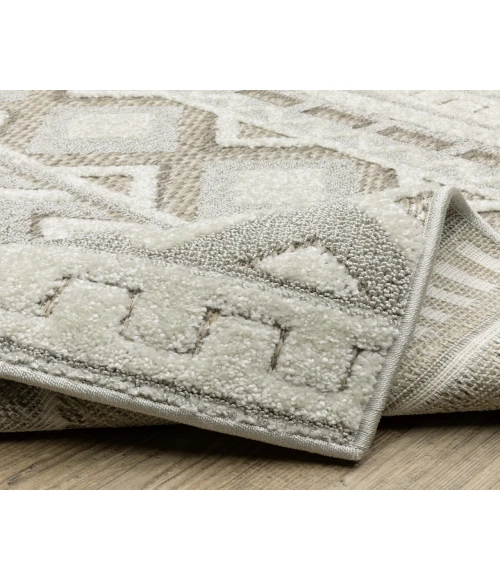 Oriental Weavers TANGIER tan06 Grey/Beige Rug 3' 3X5'