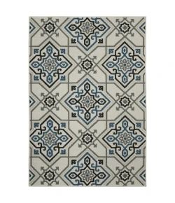Oriental Weavers Torrey 004Y1 Beige/ Blue Area Rug 9 ft. 10 in. X 12 ft. 10 in. Rectangle