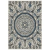 Oriental Weavers Torrey 072J1 Beige/ Blue Area Rug 3 ft. 3 in. X 5 ft. Rectangle