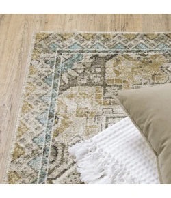 Oriental Weavers Venice 1104W Grey/ Blue Area Rug 9 ft. 10 in. X 12 ft. 10 in. Rectangle