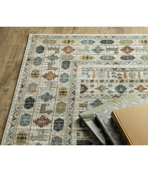 Oriental Weavers VENICE 248w Ivory/Multi Rug 5'3X7'3