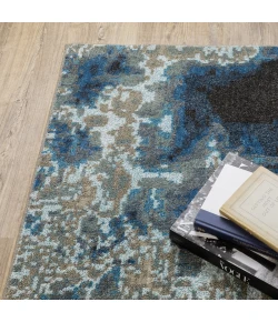 Oriental Weavers Venice 4151Z Blue/ Beige Area Rug 2 ft. 3 in. X 7 ft. 6 in. Runner