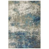 Oriental Weavers Venice 4332U Blue/ Beige Area Rug 5 ft. 3 in. X 7 ft. 3 in. Rectangle