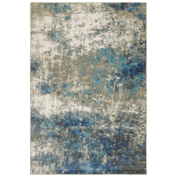 Oriental Weavers Area Rug Venice 4332U Blue 7'10" X 10'
