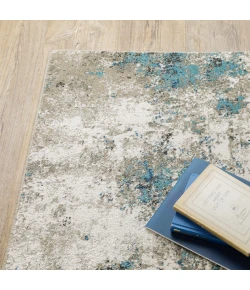 Oriental Weavers Venice 4332U Blue/ Beige Area Rug 9 ft. 10 in. X 12 ft. 10 in. Rectangle