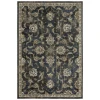 Oriental Weavers Venice 4333B Charcoal/ Blue Area Rug 6 ft. 7 in. X 9 ft. 2 in. Rectangle