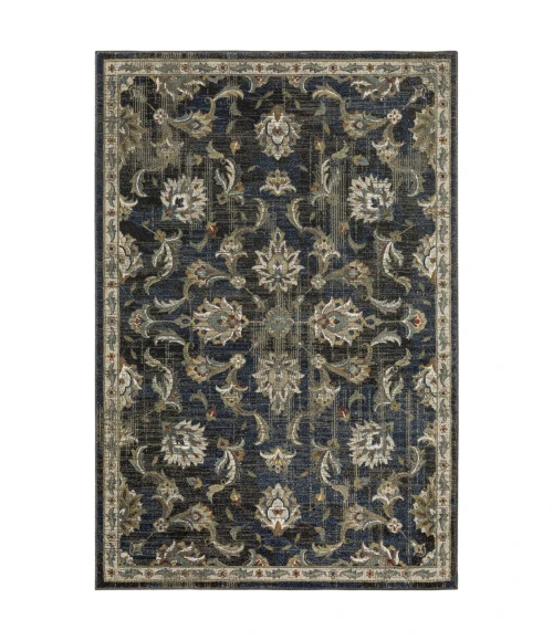 Oriental Weavers Area Rug Venice 4333B Charcoal 6' 7" X  9' 2"