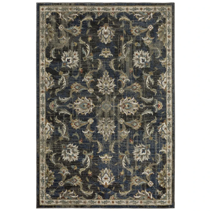 Oriental Weavers Area Rug Venice 4333B Charcoal 3'10" X  5' 5"