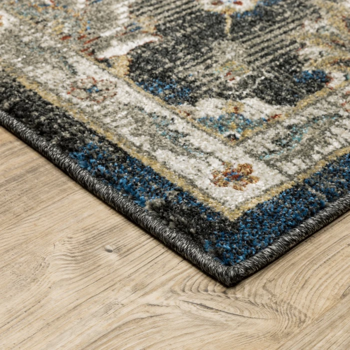 Oriental Weavers Area Rug Venice 4333B Charcoal 3'10" X  5' 5"