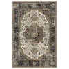 Oriental Weavers Venice 054X8 Beige/ Blue Area Rug 6 ft. 7 in. X 9 ft. 2 in. Rectangle