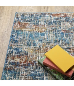 Oriental Weavers Venice 5573X Blue/ Multi Area Rug 2 ft. 3 in. X 7 ft. 6 in. Runner