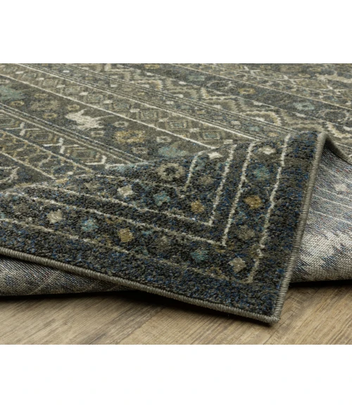 Oriental Weavers VENICE 95e Blue/Gold Rug 9'10X12'10