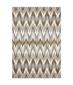 Oriental Weavers Verona 004D6 Grey/ Taupe Area Rug 2 ft. 0 in. X 3 ft. 0 in. Rectangle