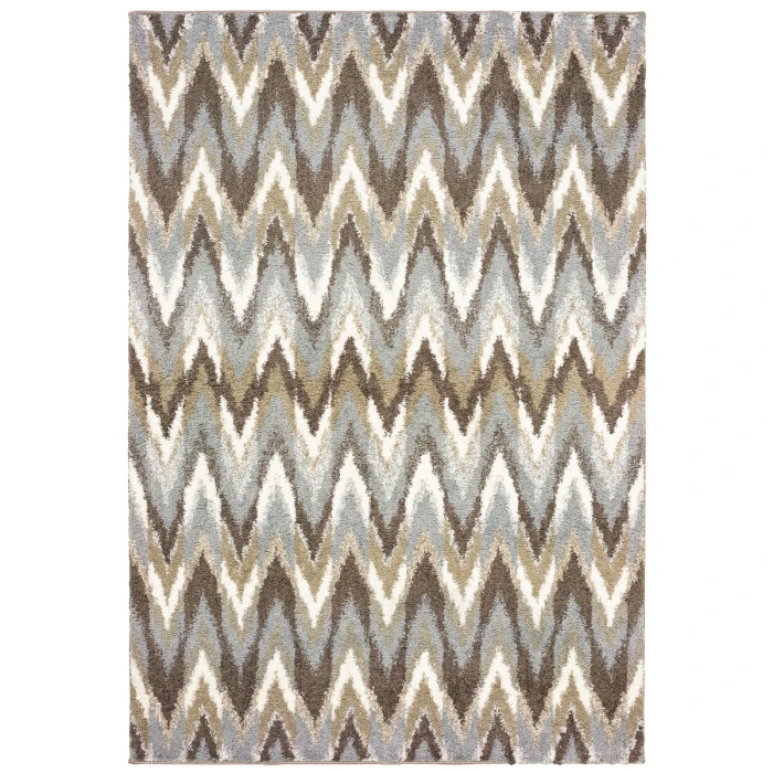Oriental Weavers Area Rug Verona 004D6 Grey 5' 3" X  7' 6"