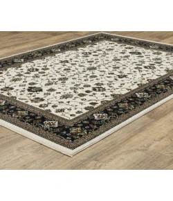 Oriental Weavers Vivian Vi02B Ivory/ Navy 6 Ft. 7 In. X 9 Ft. 6 In. Rectangle Rug