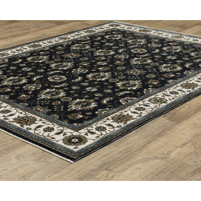 Oriental Weavers VIVIAN vi03a Blue/Ivory Rug 2'3X7'6