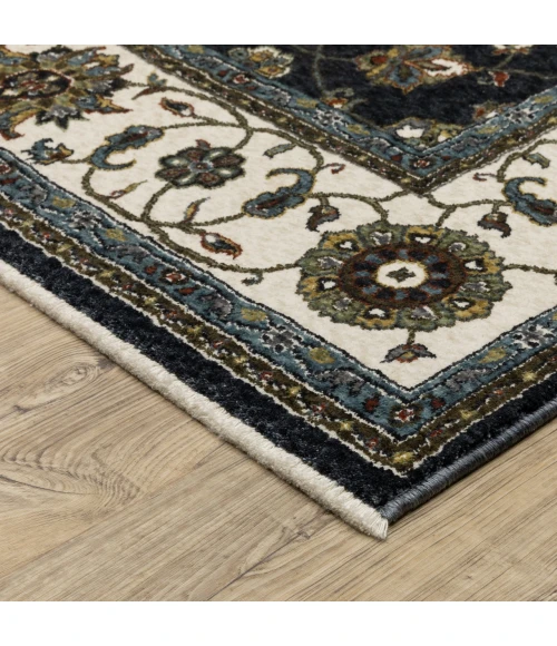 Oriental Weavers VIVIAN vi03a Blue/Ivory Rug 3'10X5'5