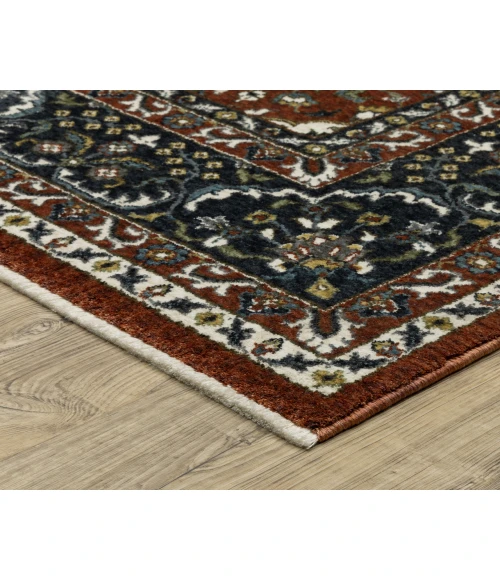 Oriental Weavers VIVIAN vi04b Red/Navy Rug 3'10X5' 5