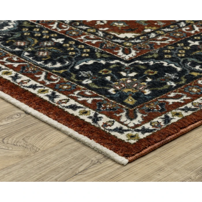 Oriental Weavers VIVIAN vi04b Red/Navy Rug 2' 3X7' 6