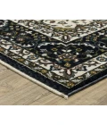Oriental Weavers VIVIAN vi04d Ivory/Navy Rug 6'7X9'6