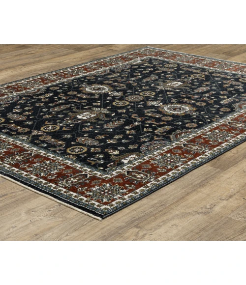 Oriental Weavers VIVIAN vi05a Navy/Red Rug 3'10X5' 5