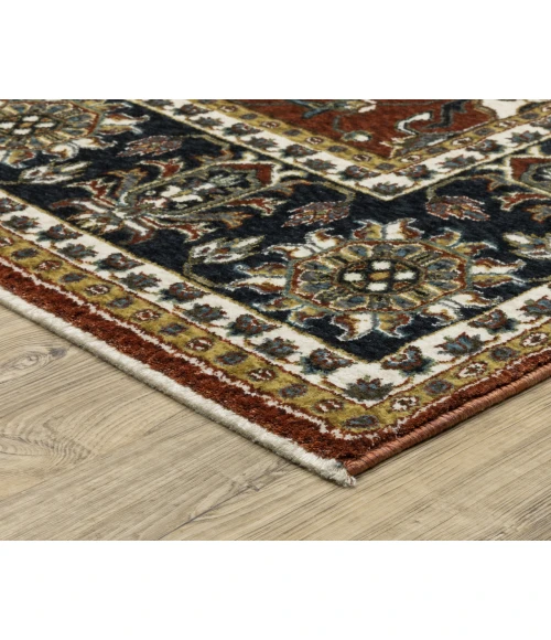 Oriental Weavers VIVIAN vi05x Red/Navy Rug 6' 7X9' 6