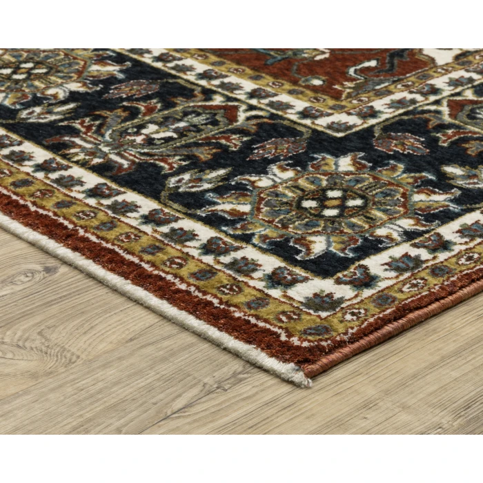 Oriental Weavers VIVIAN vi05x Red/Navy Rug 2' 3X7' 6