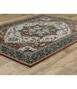 Oriental Weavers Vivian Vi06A Red/ Multi 6 Ft. 7 In. X 9 Ft. 6 In. Rectangle Rug
