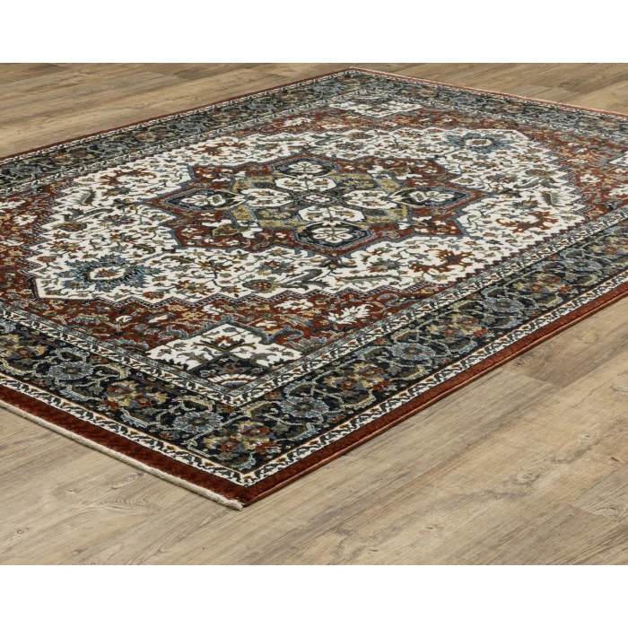 Oriental Weavers VIVIAN vi06a Red/Multi Rug 2' 3X7' 6