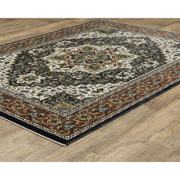 Oriental Weavers VIVIAN vi06c Navy/Multi Rug 2'3X7'6