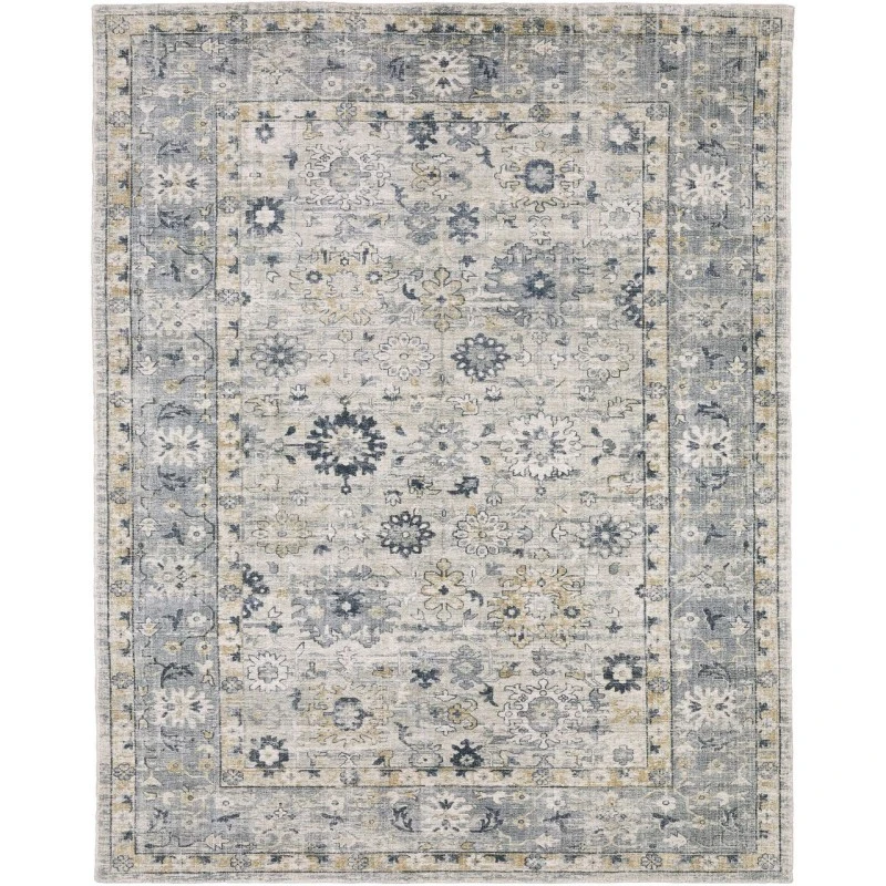 Oriental Weavers WINDHAM win01 Ivory/Blue Rug 10'X14'
