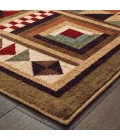 Oriental Weavers Area Rug Woodlands 9596A Brown 5' 3" X  7' 3"